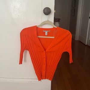 Cardigan cropped sweater